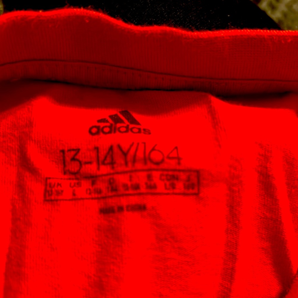 Adidas size Lg youth